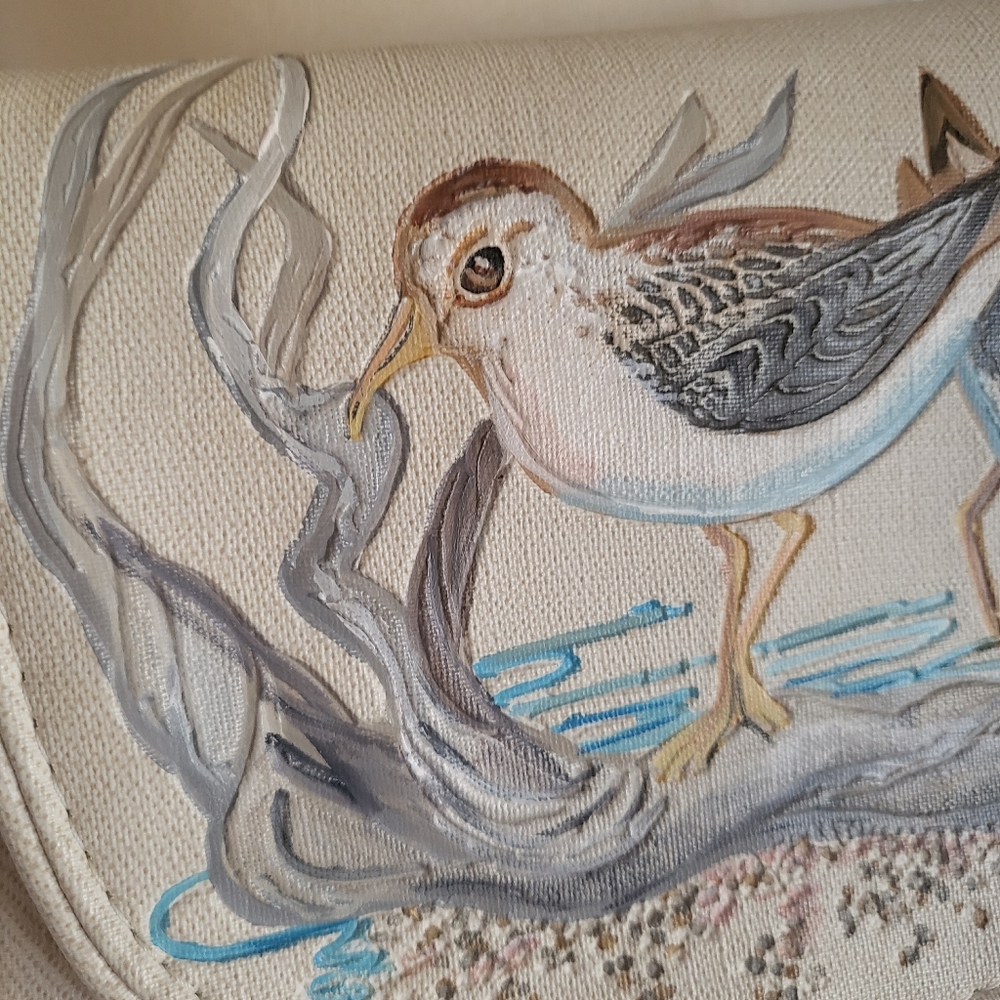 Vintage Painted Shoulder Bag - Picture 4 of 10